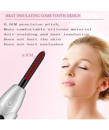 Electric Heated Eyelash Curler - USB Charge Makeup Curling Kit for Long Lasting Natural Lashes | Beauty Tools in Pink - Shop Worldwide - Buy Online on GoSupps.com