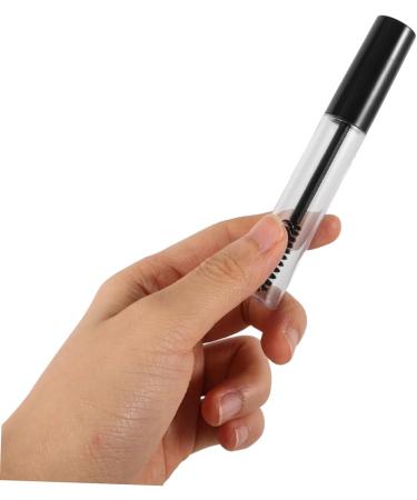 TOVINANNA 6pcs Eyelash Brush Tube Mascara Tubes with Wands Empty oil for Eyelashes Eyelash Tube Black - Buy Online on GoSupps.com