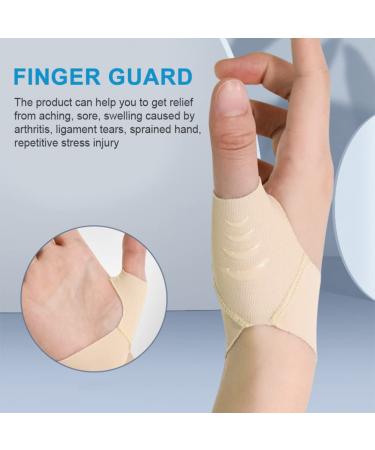 Buy Healifty Thumb Pain Relief Sleeve & Wrist Wraps Universal Thumb Protector Brace for Injured Thumb | Light Yellow - Buy Online on GoSupps.com