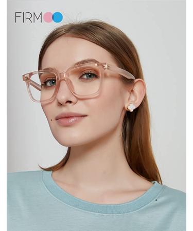 Firmoo Blue Light Blocking Glasses | Anti Glare Lens | Pink Frame | Computer Glasses for Women/Men - Buy Online on GoSupps.com