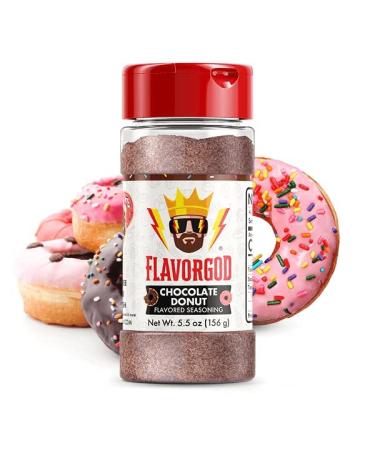 Flavor God Dessert Topper Combo Pack - Buttery Cinnamon Roll, Chocolate Donut, Gingerbread Cookie, Pumpkin Pie - Pack of 4 - Buy Online on GoSupps.com
