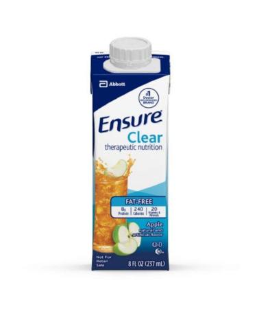 Ensure Clear Apple 8 Ounce Recloseable Carton Abbott 64903 - One Carton
