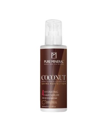 Pure Mineral - Coconut Oil Hair Serum for Nourished Hair - Strengthening, Shining and Revitalizing - Free of sulfates, parabens, petrolates - 100ml