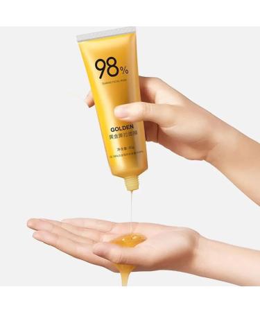 Gold Foil Peel-Off Mask | 98% Gold Anti-Aging Facial Mask for Deep Cleansing & Fine Line Reduction | Ideal for All Skin Types - Buy Online on GoSupps.com