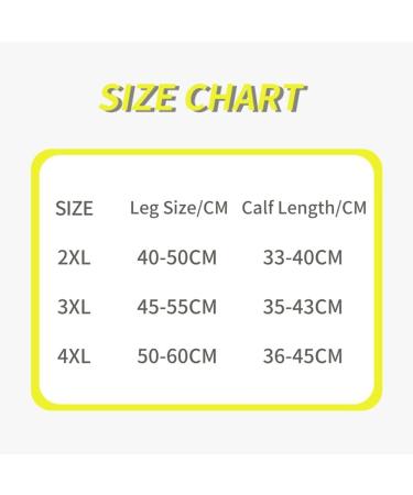 WOOAUTO Compression Stockings for Men & Women - 2 Pairs Thick Calves 3XL Skin Color Support Socks for Thrombosis Leisure & Pregnancy - Buy Online on GoSupps.com