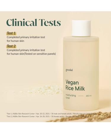 GOODAL Vegan Rice Milk Moisturizing Toner | Plant-Based Hydrating & Soothing | Low pH Formula with Aqua Ceramide | Strengthen Skin Barrier | Fast Absorbent - Buy Online on GoSupps.com