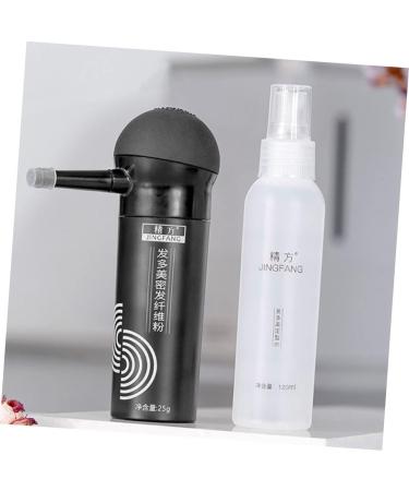 PLAFOPE 3 Pcs Silicone Nozzle Hair Fiber Spray Clear Loose Powder Spray Applicator Pump Black Plastic Abs - Buy Online on GoSupps.com