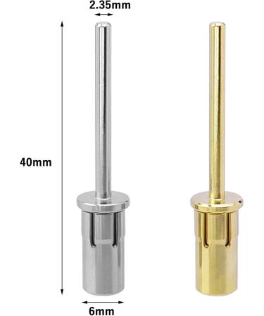 Bestgle Nail Cutter Bits 2 Pieces Nail Pin Bit Universal Fit Sanding Belts Mandrel Bit Tungsten Steel Sanding Bands Mandrel for Salon - Buy Online on GoSupps.com