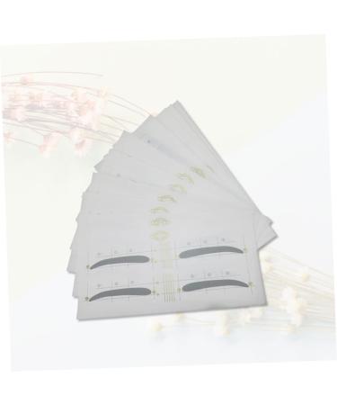Didiseaon 12pcs 48 Eyebrow Template Stickers Eyebrow Grooming Stencils Eyebrow Sticker Eyebrow Card - Buy Online on GoSupps.com