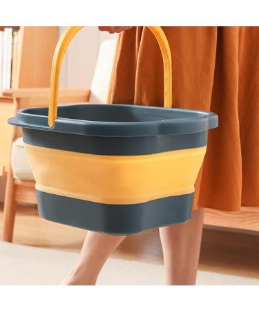 Dijiusidy Foldable Foot Bath - Comfortable TPE Design Easy to Clean Lightweight | Ideal for Relaxation & Self-Care - Buy Online on GoSupps.com