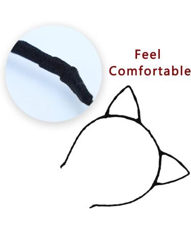 Fashion Cat Ear Headband Cute Headwear Headpiece Cat Ear Hair Hoop for Cosplay Anime Holiday Events Fancy Dress - Buy Online on GoSupps.com