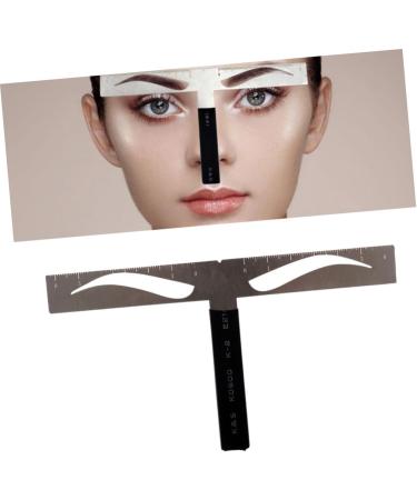 Didiseaon Brow Stencils Eyebrow Ruler Stencil Eyebrow Drawing Tool Three-point Eyebrow Ruler Eyebrow Stencil Kit Artifact Balance - Buy Online on GoSupps.com