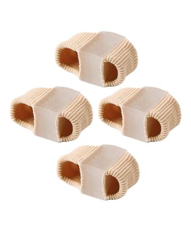 Toe Separator 4pcs Bunions Toe Separators for Overlapping Women and Men 2 Bunion for First Two Plantar Fasciitis Night Splint 6X3.2CM