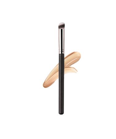 Concealer Brush Under Eye Small Size Angled Head Kabuki Nose Contour Brush for Concealing Blending Setting Buffing