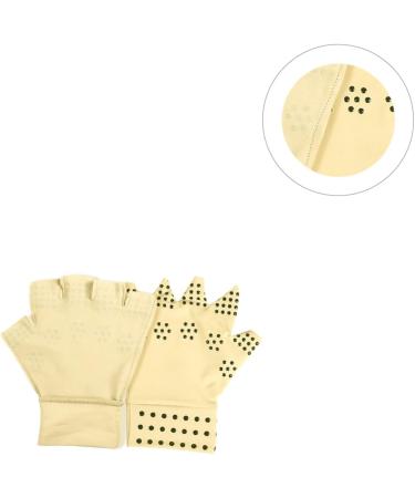 Healvian 3 Pairs Non-Slip Silicone Magnetic Fitness Gloves - Anti-Tendonitis Riding & Biking Protection - Buy Online on GoSupps.com