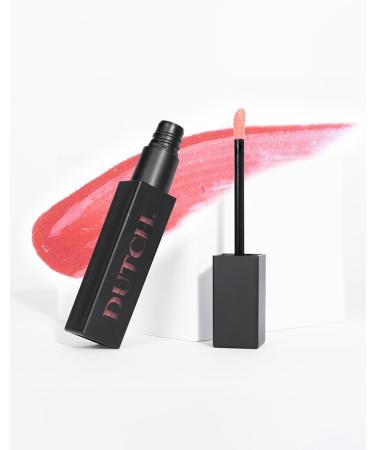 DUTCH Cosmetx HYPE Koraal Lipgloss Nonsticky 100 Vegan & Cruelty Free Made in The NL