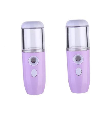 Beavorty 2 pcs Hydrating instrument facial steamer small steamer face steamer for facial Face Sprayer spa 10X3.5X3.5cmx2pcs Purplex2pcs