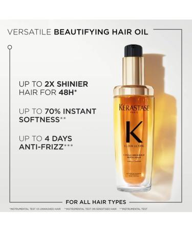 Kerastase DUO Elixir Ultime L'Huile Originale Hair Oil & Elixir Ultime L'Huile Originale Hair Oil Refill 75ml - Buy Online on GoSupps.com