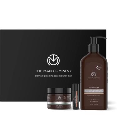 The Man Company Winter Care Regime Combo With Body Lotion Daily Moisturising Cream & Lightning Lip Balm - 24 Hours Moisturisationnourishes Softens Lipsmakes Skin Soft & Supplesls & Paraben-Free - Buy Online on GoSupps.com