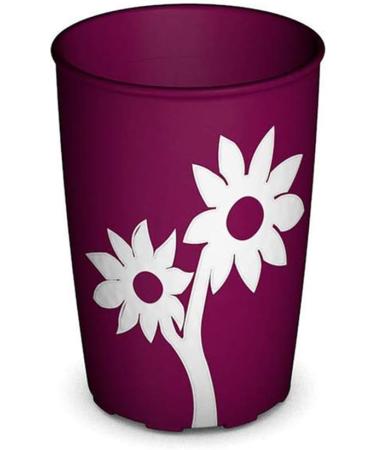 Ornamin Anti-Slip Flower Cups Set - 220ml Blackberry/White Beak Attachment for Kids | Perfect Drinking Cups for Children - Buy Online on GoSupps.com