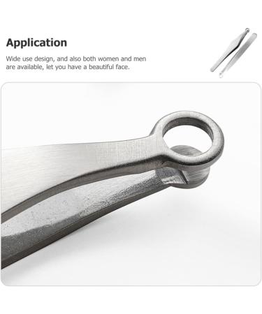 Frcolor Stainless Steel Nose Hair Clip - 2 Pack Nose Hair Cutter & Eyebrow Remover | Precision Grooming Tool for Men & Women - Buy Online on GoSupps.com