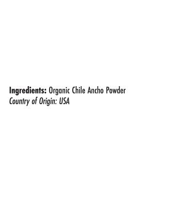 Organic Chile Ancho Powder - 2oz | Los Chileros - Buy Online on GoSupps.com