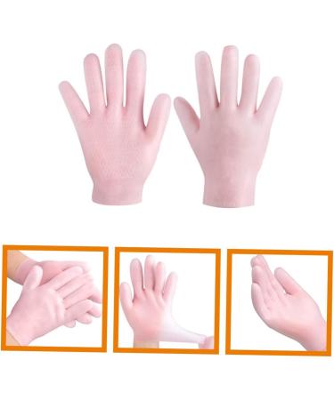 minkissy 4 Pairs Nourishing Care Gloves Pink Gloves Pedicure Foot Spa Ear Piercing Kit Grooming Glove Moisturizing Gloves Lotion Gloves Overnight for Women Hand Gloves Women's Sebs Repair - Buy Online on GoSupps.com