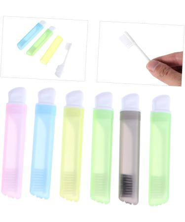 Plafope 6-Pack Foldable Portable Toothbrush - Travel & Camping Essential Compact Design - Buy Online on GoSupps.com