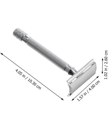 Rustproof Double Razor - 3-Pack Aluminum Alloy Traditional Beard Razors | Ideal for Smooth Shaving - Buy Online on GoSupps.com