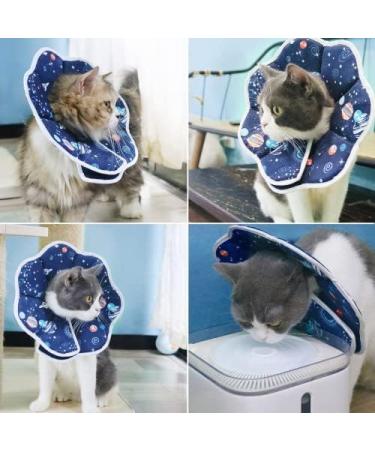 Doryum Cat Cone Collar Cat Recovery Collar Adjustable Cat Soft Cone Collar Pet Protective Cotton Cone Elizabethan Collar for Cat Pet Protective Collar Cat Cones After Surgery (Medium) - Buy Online on GoSupps.com