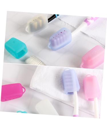 Minkissy 10pcs Dustproof Toothbrush Cover Set | Toothbrush Protector & Holder for Travel - Eco-Friendly & Portable - Buy Online on GoSupps.com
