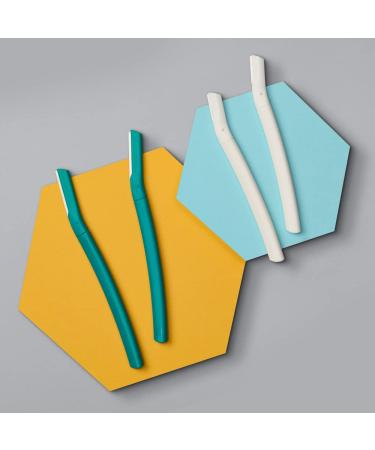 GiGi Razors for Face and Brow - 4-Piece Set | Precision Grooming for Flawless Skin | International Shipping Available - Buy Online on GoSupps.com