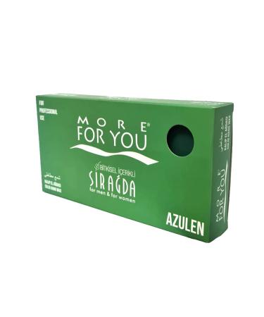 More For You Hand Hot Wax Azulene Green 500ml - Effective Hair Removal | Sir Agda Depilatory Wax for Smooth Skin - Buy Online on GoSupps.com
