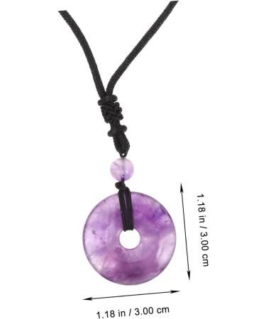 Fomiyes 3-In-1 Healing Crystal Necklace with Safety Buckle Traditional Stone & Coin Design International Shipping Available - Buy Online on GoSupps.com