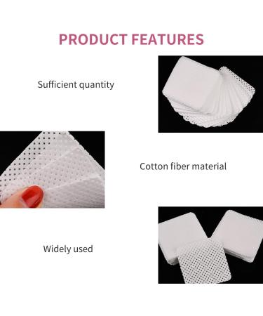 Lint Free Wipes for Nails Lint-Free Nail Wipe Pads Nail Wipe Pads Lint Lint Free Wipes Polish Pads Nail Polish Cleaning Remover Wipes Nail Polish Remover Wipes for Cleaning DIY Nail (White) - Buy Online on GoSupps.com