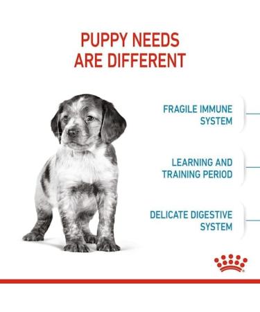 Royal-Canin Medium Puppy Dry Dog Food 17 Lb. - Buy Online on GoSupps.com