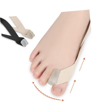 Beavorty Toe Spacer 2pcs - Orthotic Toe Separator for Plantar Fasciitis, Hammer Toe, Broken Toe - Toe Straightener and Spacer Wrap - 25.3x2.3cm - Buy Online on GoSupps.com