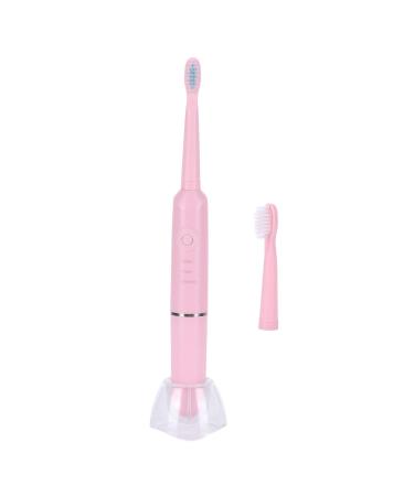 Electric Power Toothbrush for Adults 3 Modes Soft Bristles IPX7 Waterproof Travel Indoor Outdoor /555 (Size : Pink)
