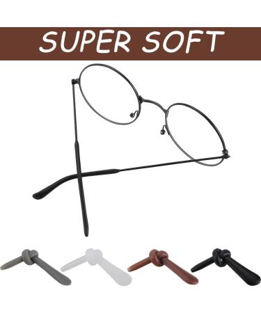 GorgeCraft 16 Pair Silicone Ear Handle Socks - Iron Slide-Resistant Cushion Tubes for Thin Metal Glasses - Comfortable Replacement Bracket - 4 Color Options - Buy Online on GoSupps.com