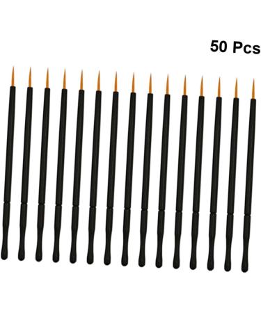 Baluue 150 Pcs Wand Applicator Eyeliner Liquid Gel Liner Eyeliner Gel Eyeliner White Liquid Eyeliner Orange - Buy Online on GoSupps.com