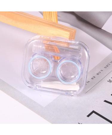 Mobeon Travel Contact Lens Container Set - 4 Durable Etui Storage Cases with Screw Cap for Safe Contact Lens Storage - Buy Online on GoSupps.com