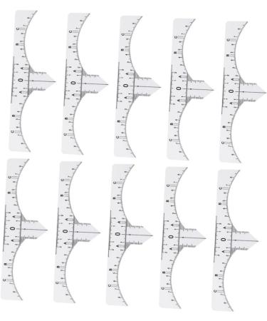 Hemoton Scale Ruler 30 Pcs Microblading Eyebrow Ruler Eyebrow Measure Ruler Sticker Eyebrow Guide Measure Tool Makeup Gadgets - Buy Online on GoSupps.com