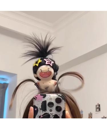 TQUXNGA Cute Stuffed Doll Shape Hairband Women Spa Wash Face Makeup Skincare Headband for Photography Halloween Hairband Purple Blue - Buy Online on GoSupps.com