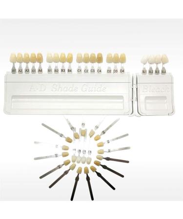 IKSV Mais Dental Teeth Shade Guide - Professional 29 Color Whitening Set with Engraved Numbering for Accurate Shade Tracking - Buy Online on GoSupps.com