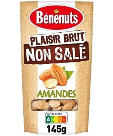BENENUTS - Unsalted Unsalted Pleasure Almonds 145G - Pack Of 3 - Special Offer - Buy Online on GoSupps.com