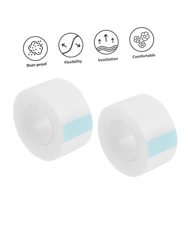 FRCOLOR 16 Rolls White Tape White Painters Tape Sandwich Container Satin Wig Bag Clear Gaffer Tape Instant Eyelid Lifter Electric Tape White Lash Tape Double Eyelid Sticker or Eyes - Buy Online on GoSupps.com