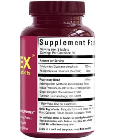 Joint Support Supplement - Ayurvedic Blend of Turmeric Curcumin Boswellia & Ashwagandha for Back & Knee Pain Relief - Shop Internationally - Buy Online on GoSupps.com