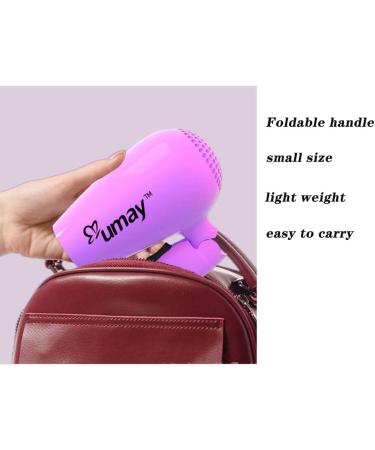 UMAY 12V Car Hair Dryer | Hot & Cold Wind | Folding Handle | Ideal for Travel & Defrosting - Buy Online on GoSupps.com