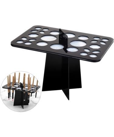 Luxshiny 1pc Makeup Brush Stand & Washing Mat | Best Brush Dryer Rack & Air Drying Pad - Black - Buy Online on GoSupps.com