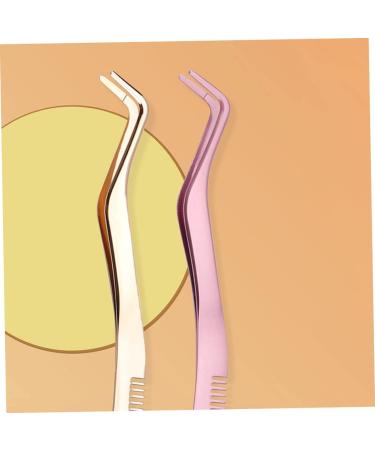 Housoutil Eyelash Tweezers with Comb Makeup Lash Applicator Women Accessory Makeup Mascara Tweezers for Lashes Lash Lengthening Mascara Makeup Tools Stainless Steel Miss Eyelash Comb Major - Buy Online on GoSupps.com